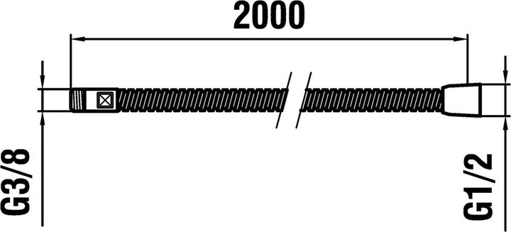 Image du produit Laufen HF105665100000 (200 cm)