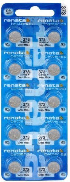 Actual product image Renata 373 / SR916SW - 10 button cells (10 pcs., V373, 29 mAh)