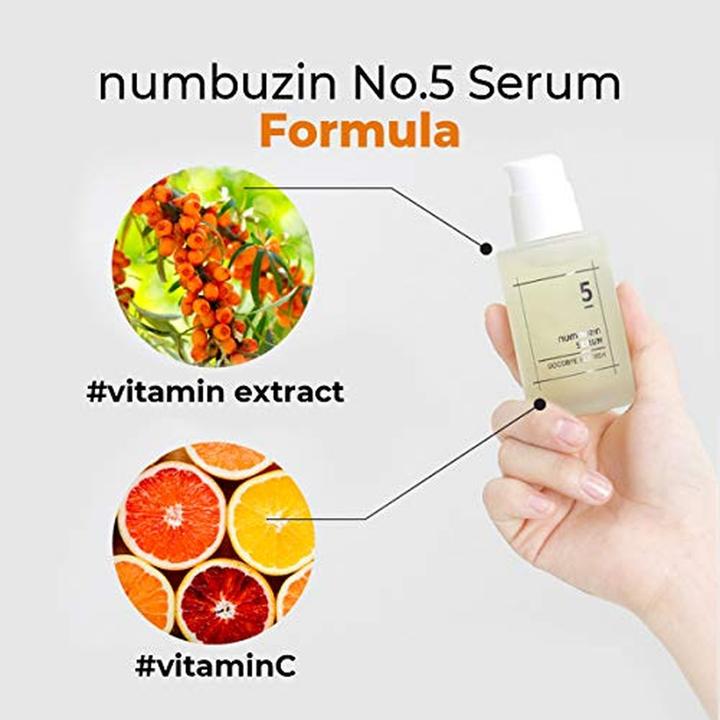 Image du produit Numbuzin No.5 Goodbye Blemish Serum Vitamine C Niacinamide Antioxydant Eclaircissant Hyperpigmentation (50 ml)