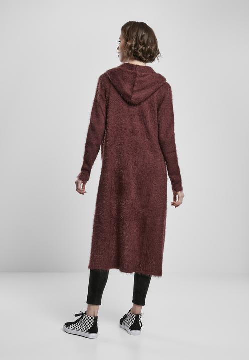 Produktbild Urban Classics Ladies Hooded Feather Cardigan (S)