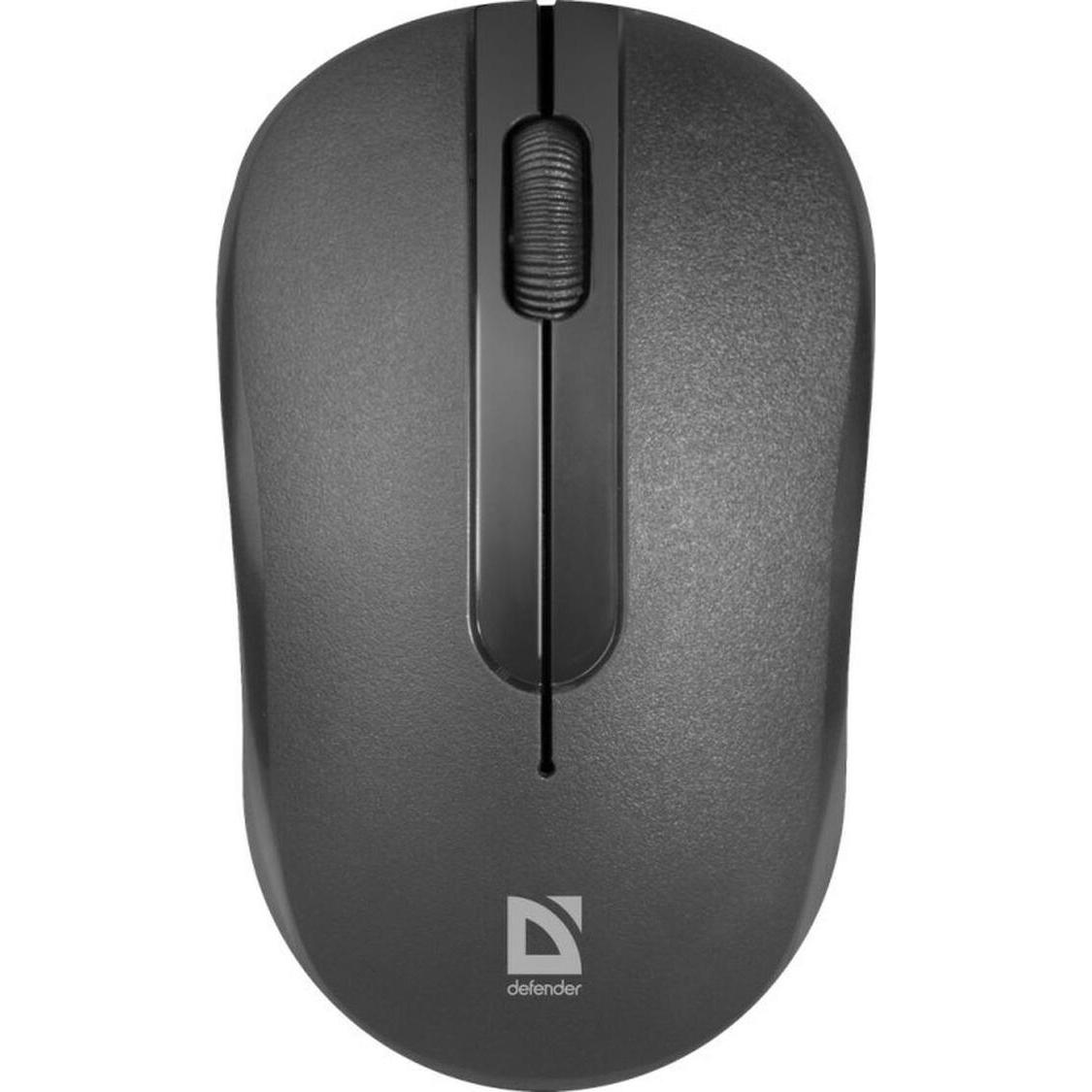 Defender MAUS HIT MM-495 RF OPTIC BLACK 1600dpi 3P (Senza fili), Mouse, Nero