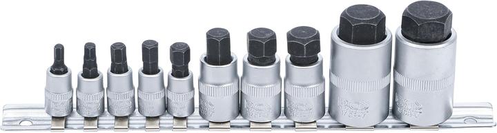Actual product image BGS Bit Socket Set extra short internal Hexagon 4 - 19 mm 10 pcs. (Allen screw)