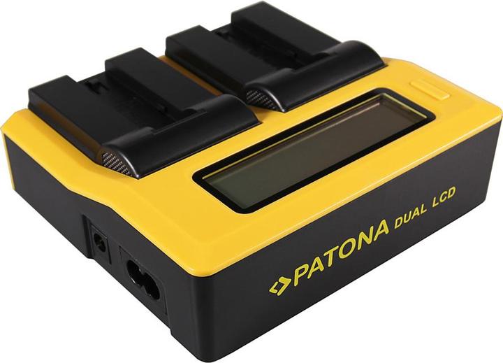 Produktbild Patona Dual LCD USB Ladegerät f. Konica Minolta Samsung NP-700 Dimage DGX50K DG-X50-K DGX50R (Kamera Akku Ladegerät)