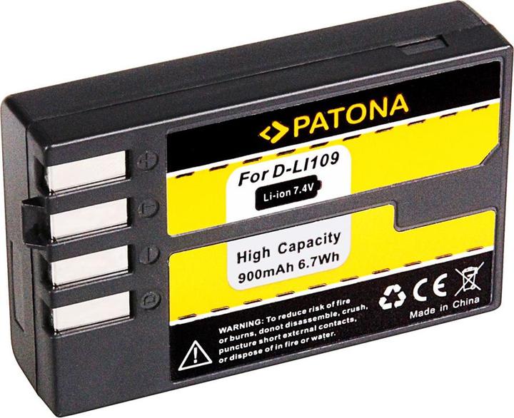 Immagine prodotto Patona Batteria f. Pentax D Li109 D-Li109 K30 K-50 K-500 K2 K-2 K-R KR (Batteria della fotocamera)