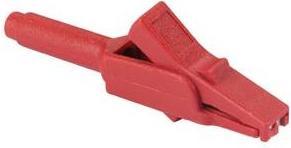 Image du produit Hirschmann PINCE CROCODILE ISOLÉE, ROUGE, CONNECTEUR FEMELLE 4 mm - MA 260SH