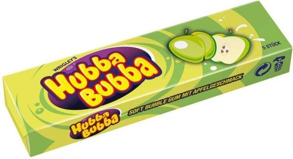 Actual product image Hubba Bubba Apple (5 pcs., 35 g)