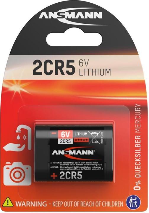 Produktbild Ansmann Lithium (1 Stk., 2CR5, 1400 mAh)