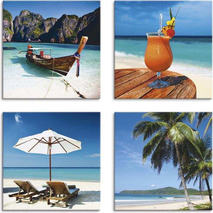 Immagine prodotto Artland Maya Bay cocktail di frutta spiaggia S6PH (30 x 30 cm)