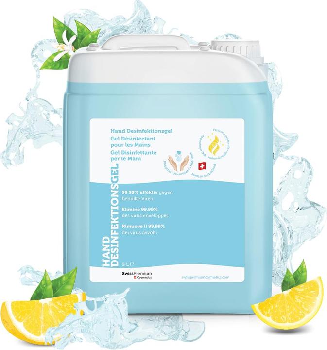 Produktbild Wiesenberg Hand Desinfektionsgel Fresh Lemon Gel (5000 ml)