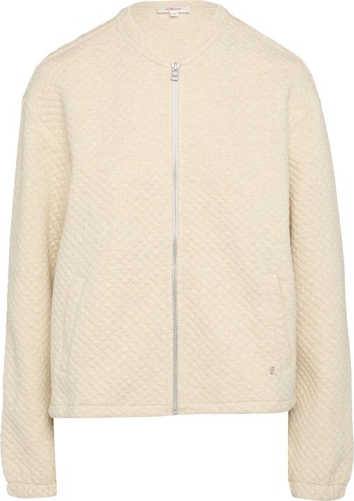 Image du produit s.Oliver Sweatshirt Jacke Jersey-Jacke mit Waffelstruktur (46)