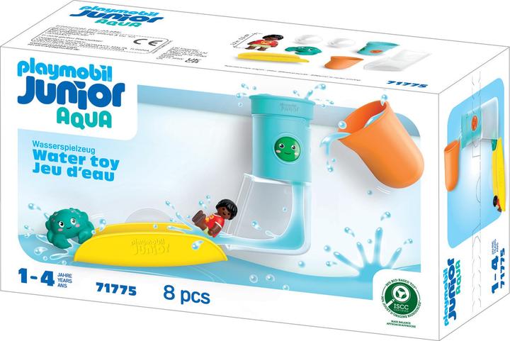 Actual product image Playmobil JUNIOR AQUA: Waterfall tank with slide (71775, Playmobil Junior)