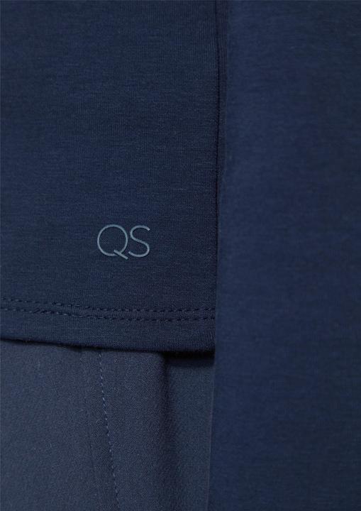 Produktbild s.Oliver Sweatshirt Verkürztes Sweatshirt aus Interlockjersey (S)