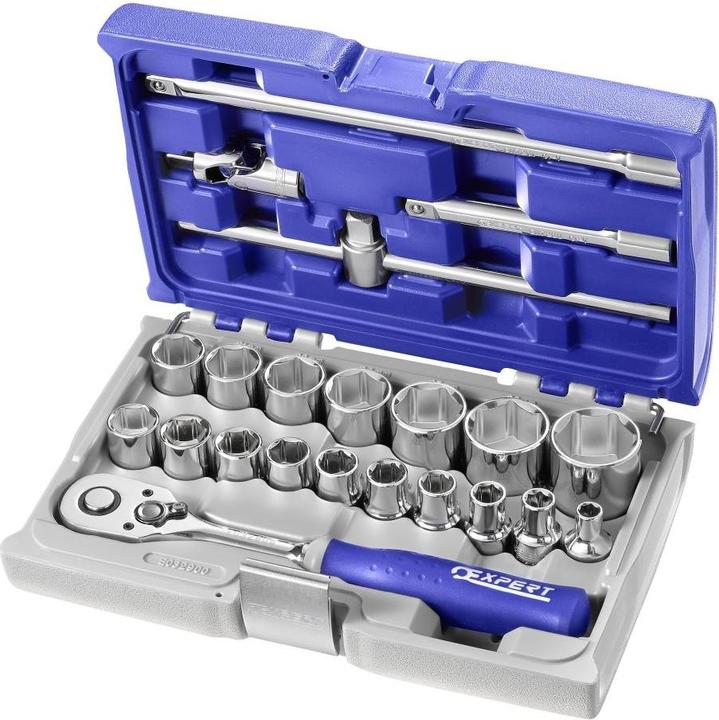 Image du produit Expert by Facom 22 PC 1/2" METRIC 6PT SKT SET