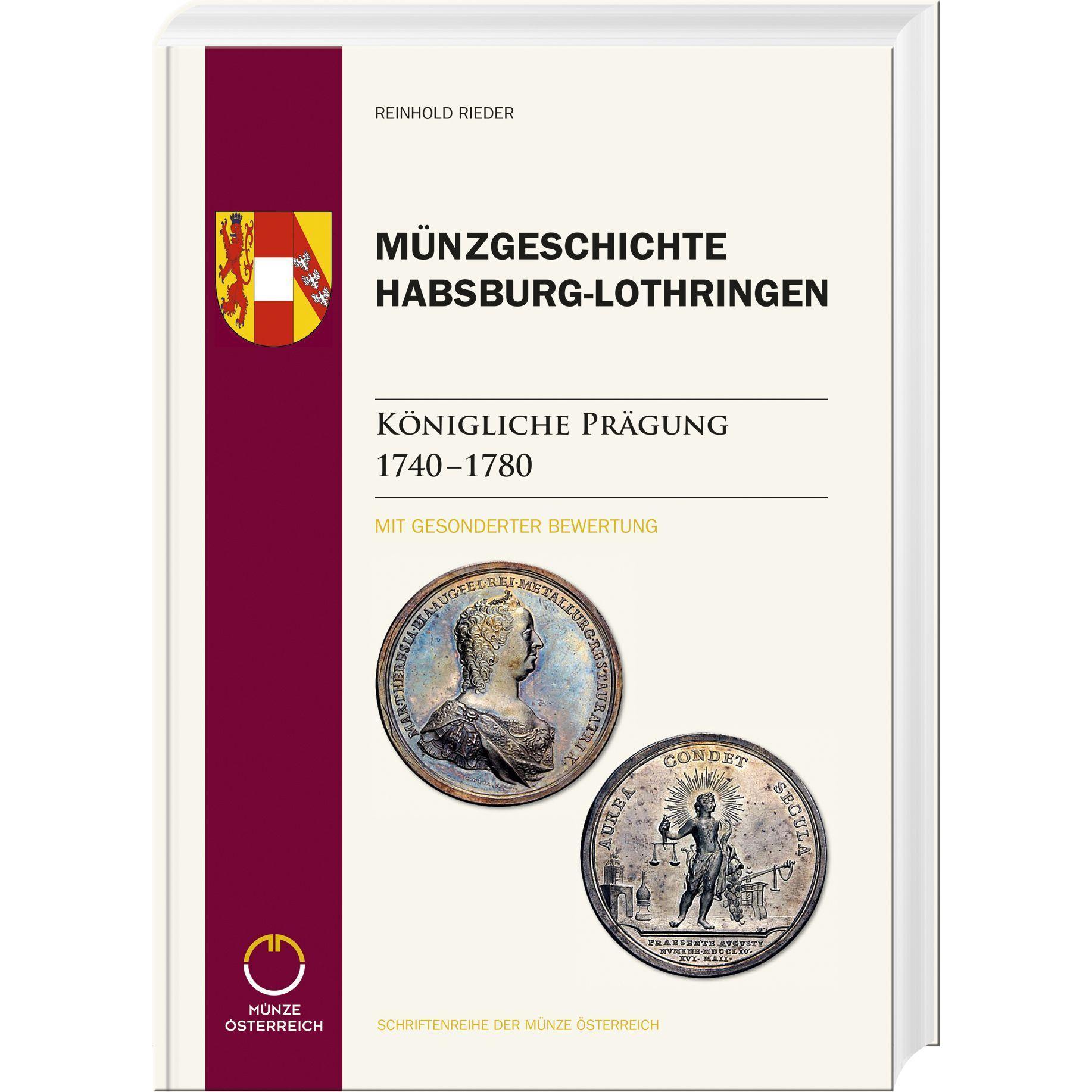 Münzgeschichte Habsburg-Lothringen, Sachbücher von Reinhold Rieder
