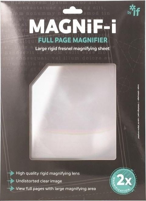 Immagine prodotto IF Magni-i Foglio d'ingrandimento/Loupe per libri A4