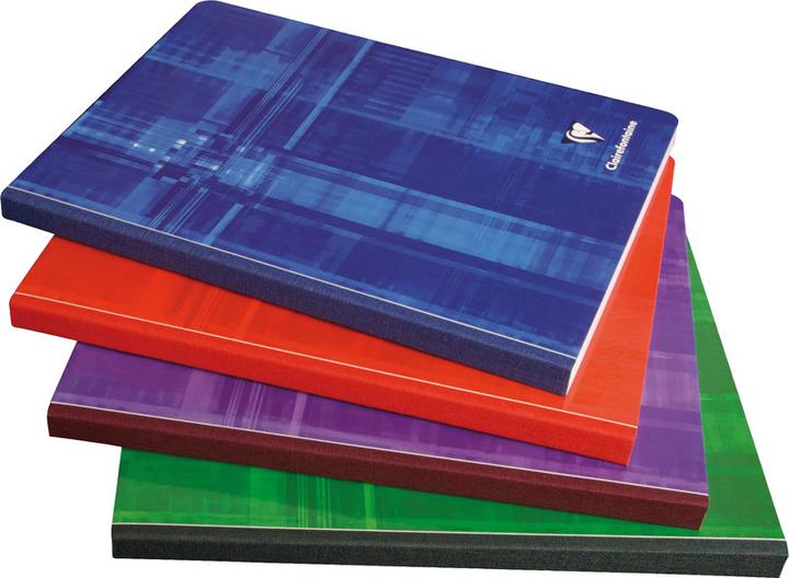 Image du produit Clairefontaine Cahier de notes avec dos en toile (A4+, Quadrillé, Couverture souple)