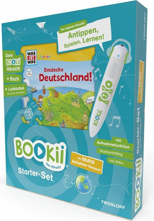 Tessloff BOOKii® Starter Set WAS IST WAS Junior Discover Germany! (German)