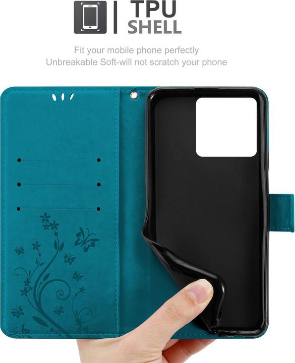 Produktbild Cadorabo Hülle für ZTE Blade V50 Vita mit Blumen Muster