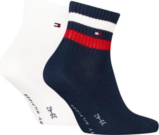 Image du produit Tommy Hilfiger Socken Söckchen 2P Weiss/Marine (lot de 2, 43 - 46)