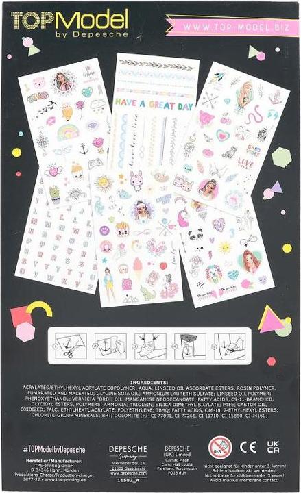 Actual product image Depesche Tattoos