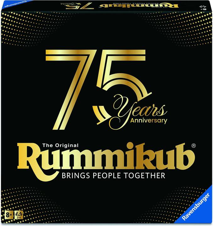 Produktbild Ravensburger Rummikub 75th Anniversary (Deutsch, Französisch, Italienisch, 2 - 4 Spieler)