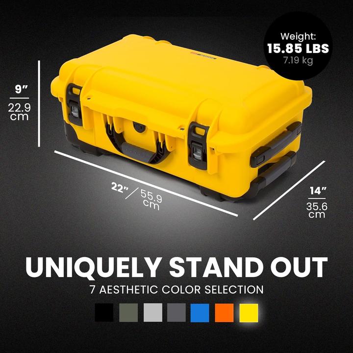 Actual product image Nanuk Plastic case 935 - with foam Yellow (Photo case, 28.50 l)