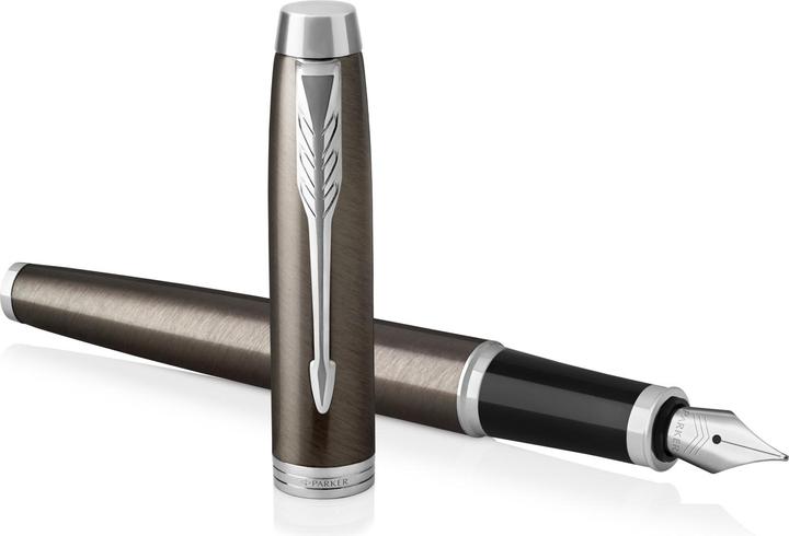Actual product image Parker Pen IM Dark Espresso C.C. (Silver, Gun metal, 1 x)