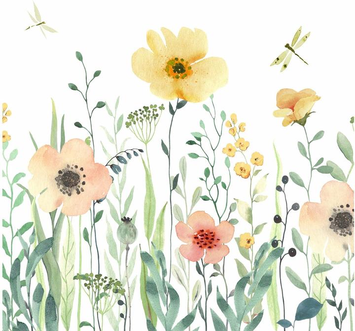 blanc/pêche/vanille/vert pâle, multicolore, Multicolore