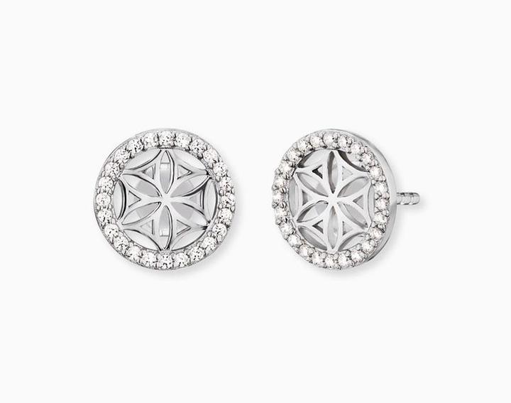 Immagine prodotto Engelsrufer Orecchini Balance Flower of Life (Argento rodiato, Argento 925 rodiato)