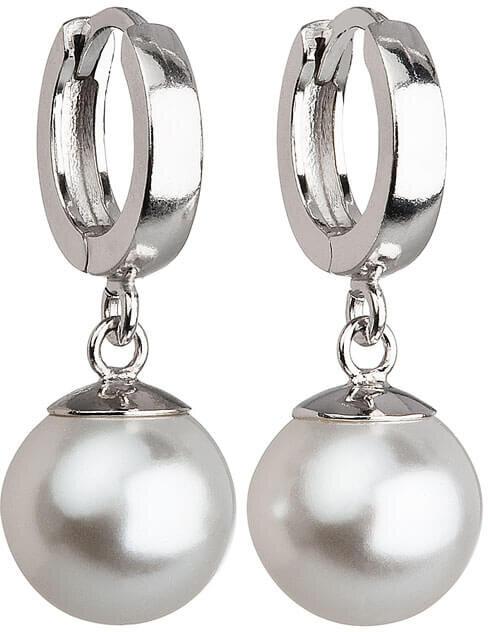 Immagine prodotto Evolution Group - Silver earrings with pearl white 31.151.1 (Argento)