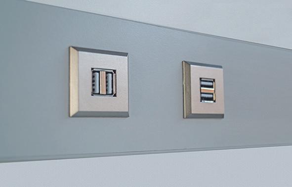 Produktbild L&S USB Doppelsteckdosen