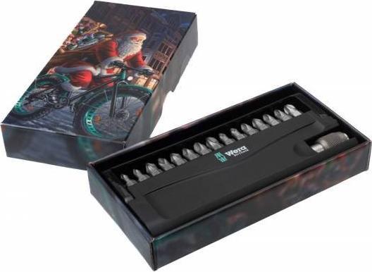 Actual product image Wera Christmas set with 30 1/4" bits with magnetic adapter, Bit-Check 30 Christmas 2024, as a gift (1/4")