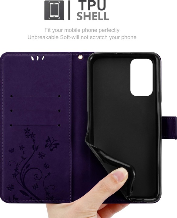 Actual product image Cadorabo Flower Book cover (OnePlus North N200 5G)