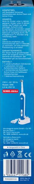 Actual product image dm Dontodent Active (Oscillating toothbrush)