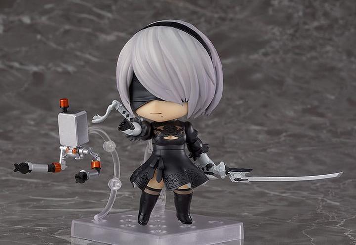 Actual product image Square Enix NieR:Automata Nendoroid Actionfigur 2B (YoRHa No.2 Type B) 10 cm