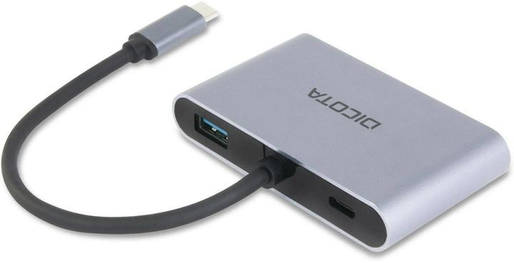 Produktbild Dicota USB-C Portable 5-in1 Docking Station 4K HDMI/DP PD (USB-C, 5 Ports)