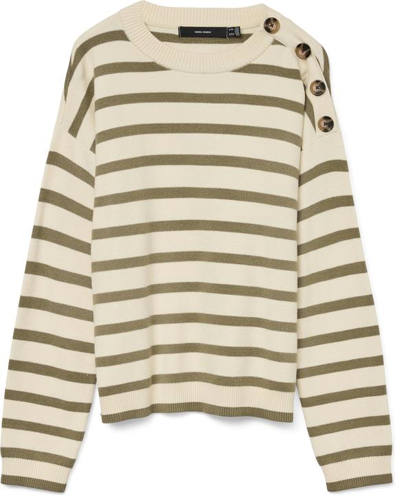 Image du produit Vero Moda Vmsaba Ls O-Neck Button Pullover Ga Noos (M)