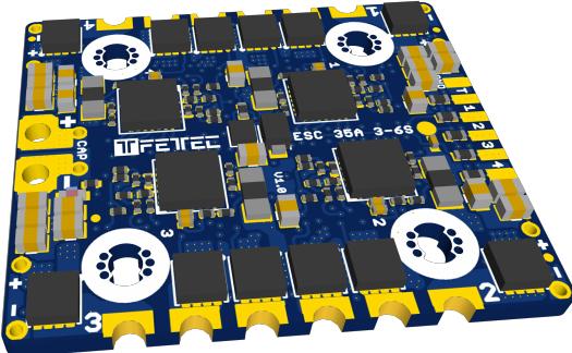 Image du produit FETtec ESC 4in1 6S 35A