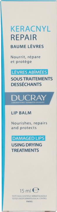 Produktbild Ducray Keracnyl Repair Lippenbalsam, 15 ml Creme (Lippenbalsam, 15 ml)