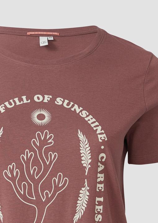 Produktbild S.Oliver T-Shirt Baumwoll T-Shirt mit Frontprint (50)