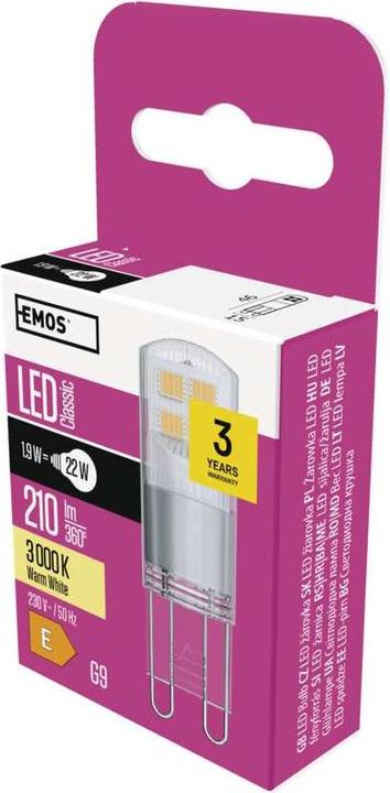 Actual product image Emos ZQ9526 (G9, 210 lm, 1x)