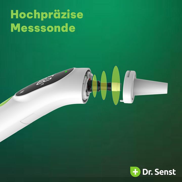 Produktbild Dr. Senst Infrarot 3in1 Ohr/Stirn/Objekt Thermometer DET-20F (Stirn, Ohr)