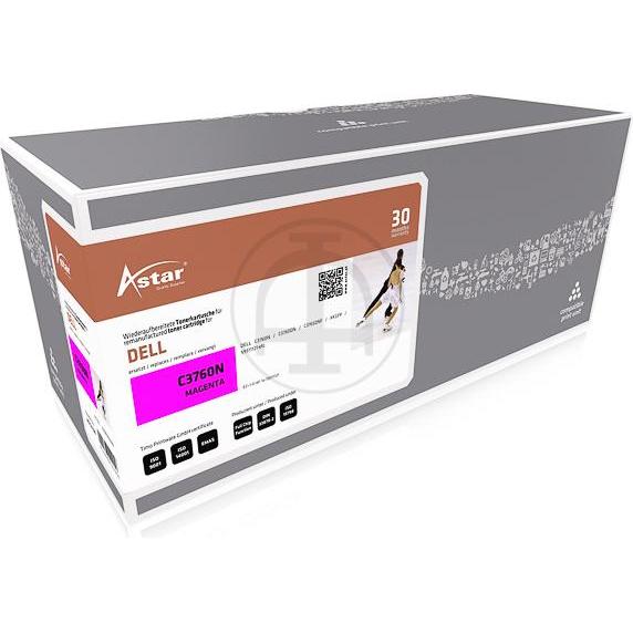 Thumbnail - Astar, Toner, Magenta - kompatibel - Tonerpatrone - für Dell C3760dn (M)