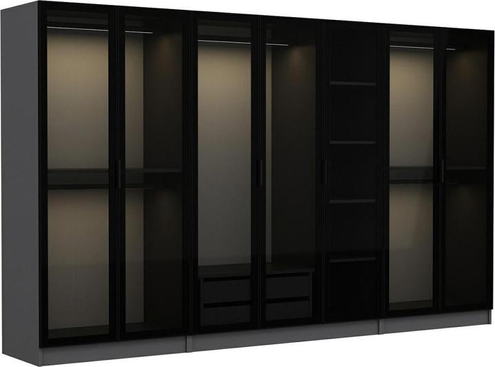 Anthracite, Black, Glass