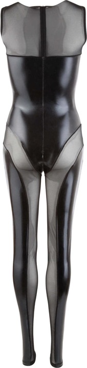 Actual product image Cottelli Collection Wetlook jumpsuit lacing (XL)