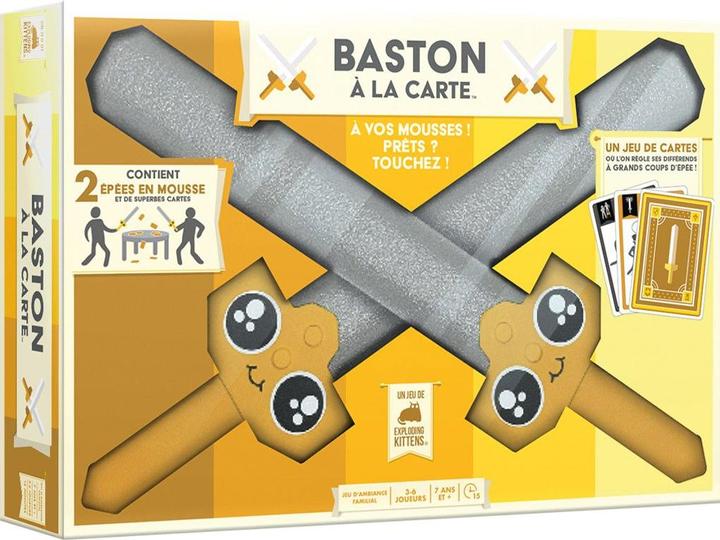 Immagine prodotto Exploding Kittens Baston à la carte (Francese, 3 - 6 Giocatori)