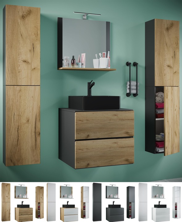 Produktbild VCM 5-tlg. Waschtisch Bad 60 cmLendas XL