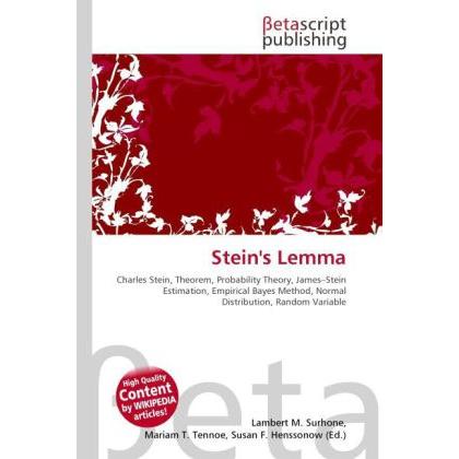 Stein's Lemma, Fachbücher