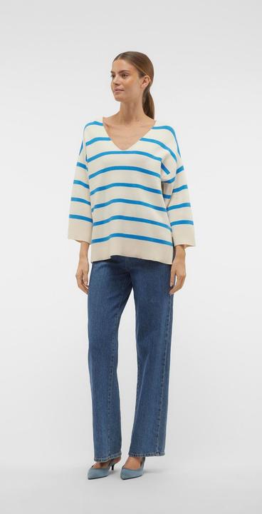 Produktbild Vero Moda V-Ausschnitt Tief angesetzte Schulter Pullover Strickpullover (XS)