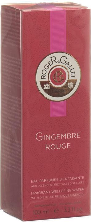 Immagine prodotto Roger & Gallet Gingembre Rouge Acqua fresca e profumata (100 ml, Spray profumato per corpo e capelli, Legno di cedro, Litche, Mandarino, Melagrana, Muschio bianco, Zenzero)